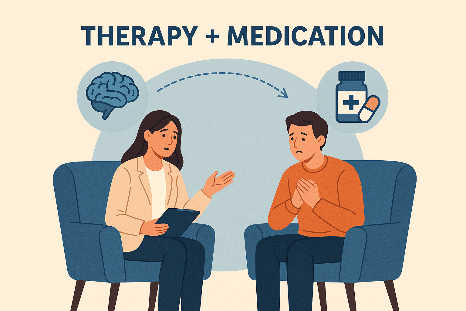 How Therapy with Medication Improves Treatment Outcomes: An Evidence-Based Guide